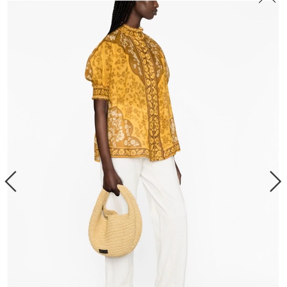 ZIMMERMANN
Raie Short Sleeve Blouse - Picture 8 of 10